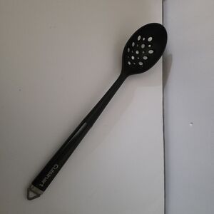 Cuisinart Black Nylon Slotted Serving & Stiring Spoon. EUC Solid Quality Spoon